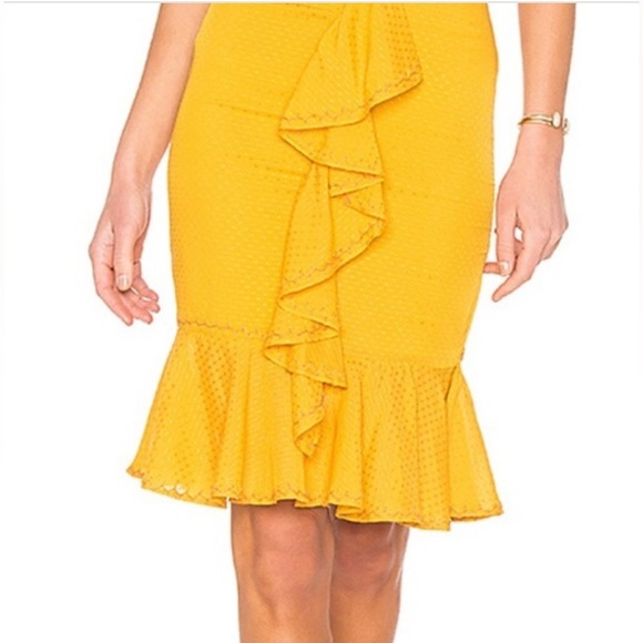 Revolve Tularosa Dana skirt set ginger yellow Summer chic colorful quiet luxury - Picture 11 of 15